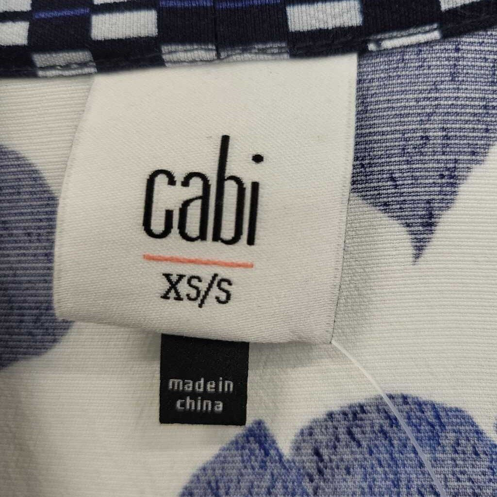 Cabi Floral Print Open Cardi