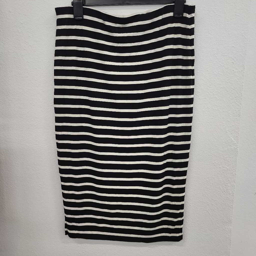 Vince Camuto Striped Midi Skirt