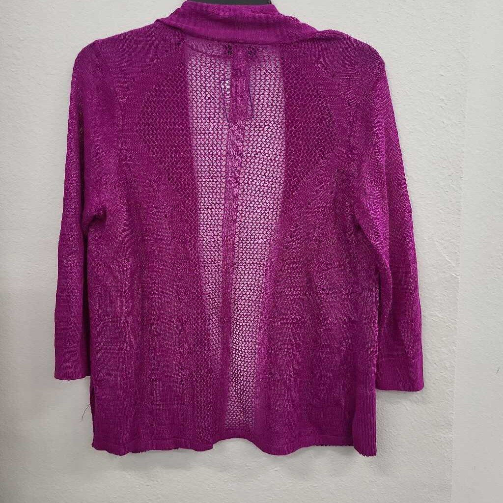 Alfani Crochet Open Cardi