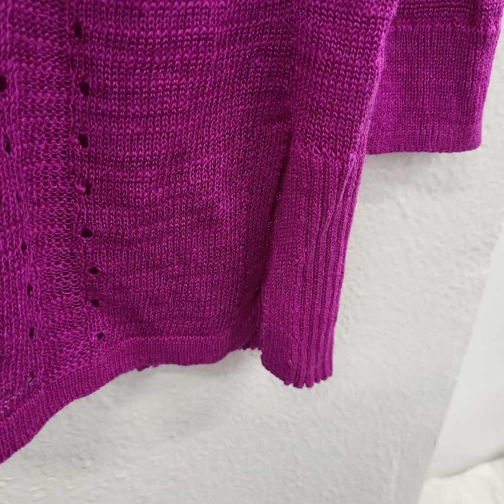 Alfani Crochet Open Cardi
