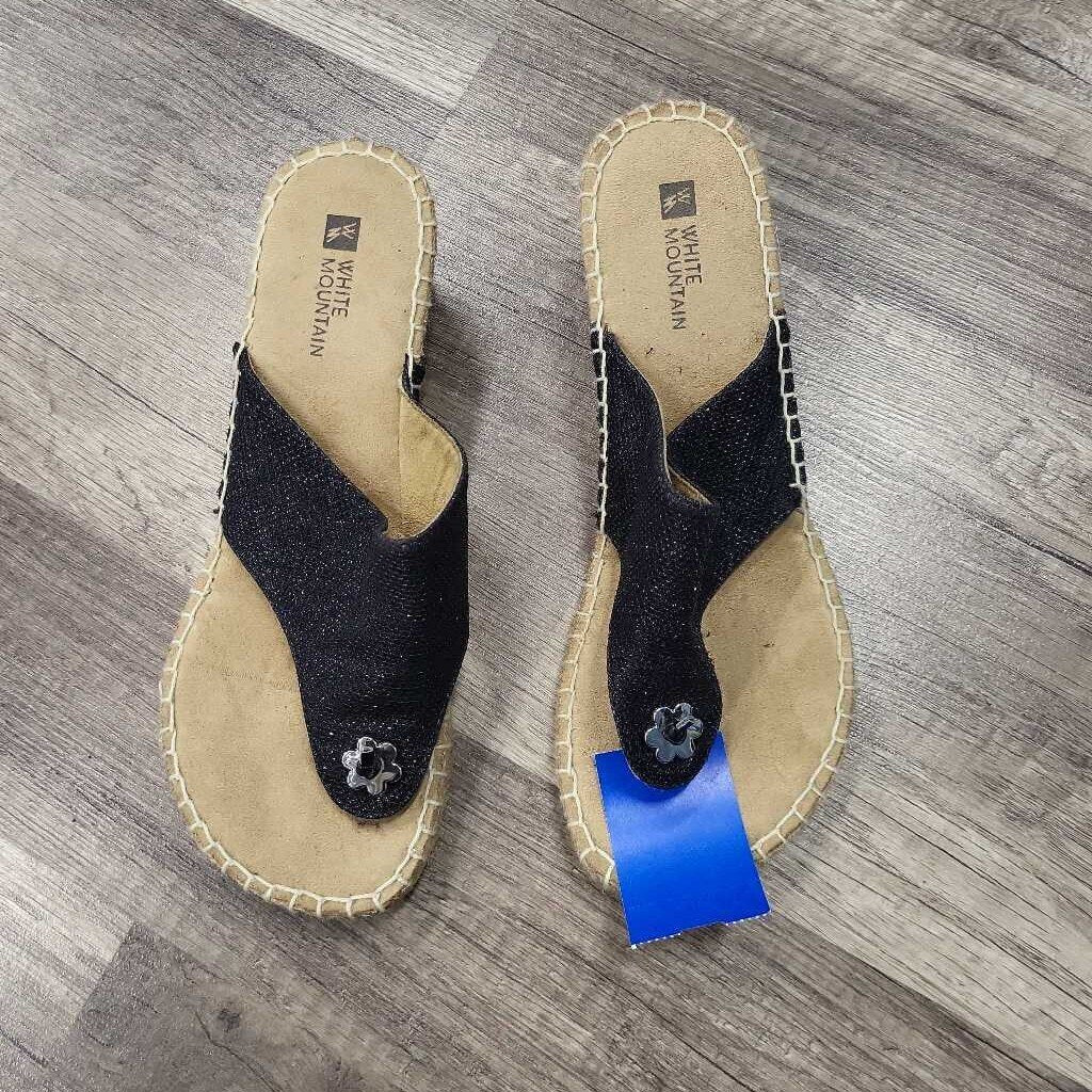 White Mountain Espadrille Wedge Sandals