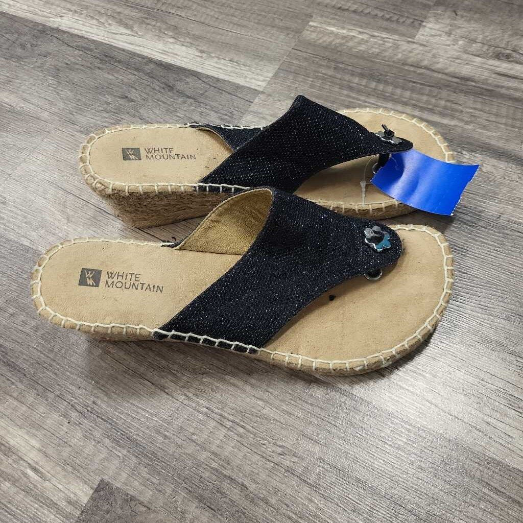 White Mountain Espadrille Wedge Sandals