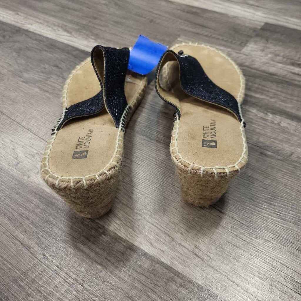 White Mountain Espadrille Wedge Sandals