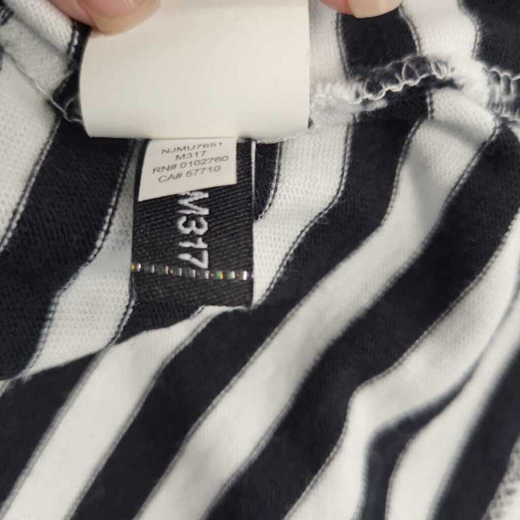 Kate Spade Broome Street Striped Over the Shoulder Top