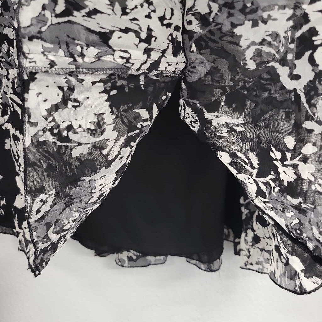 Nine West Floral Silk Skirt