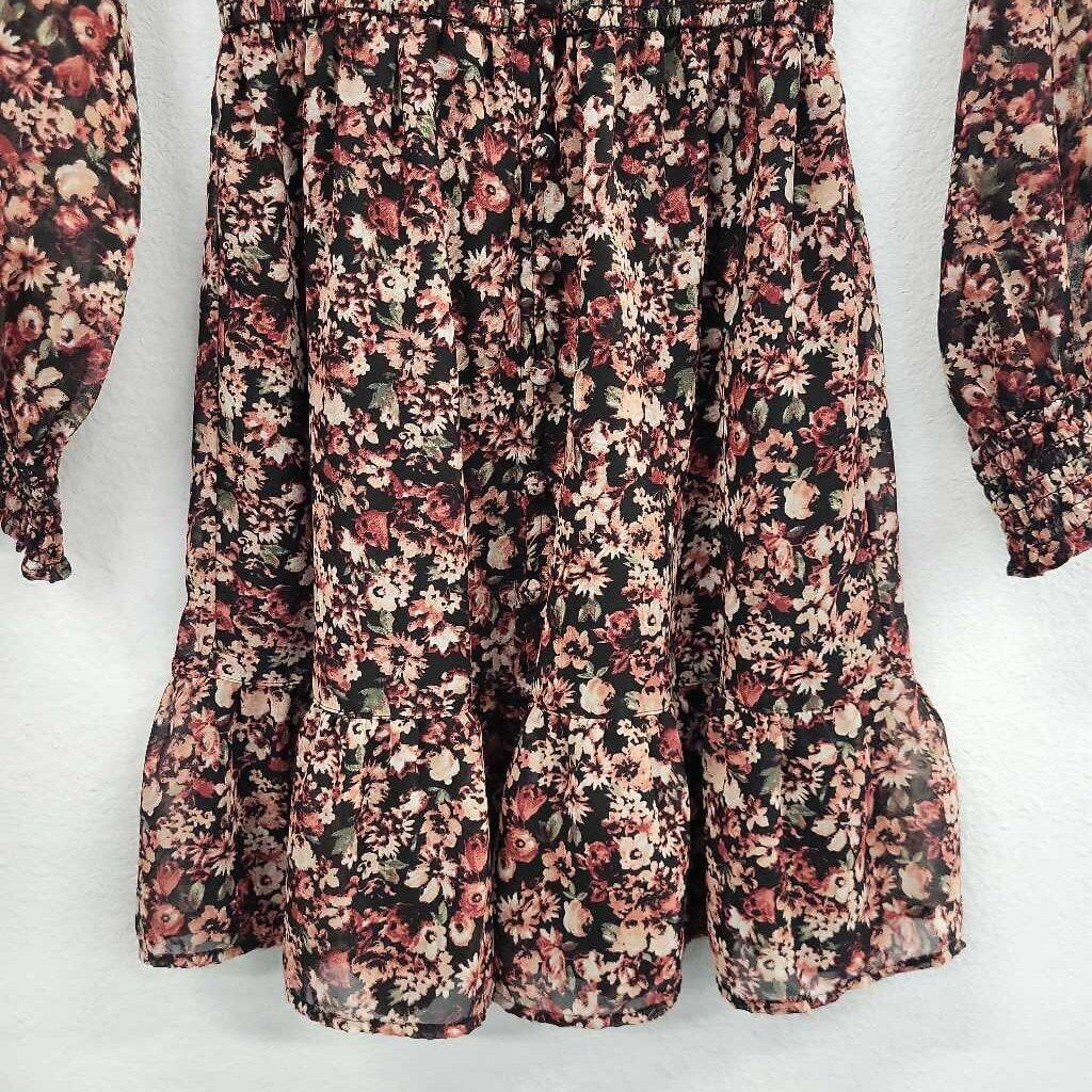 Hollister Floral LS Dress