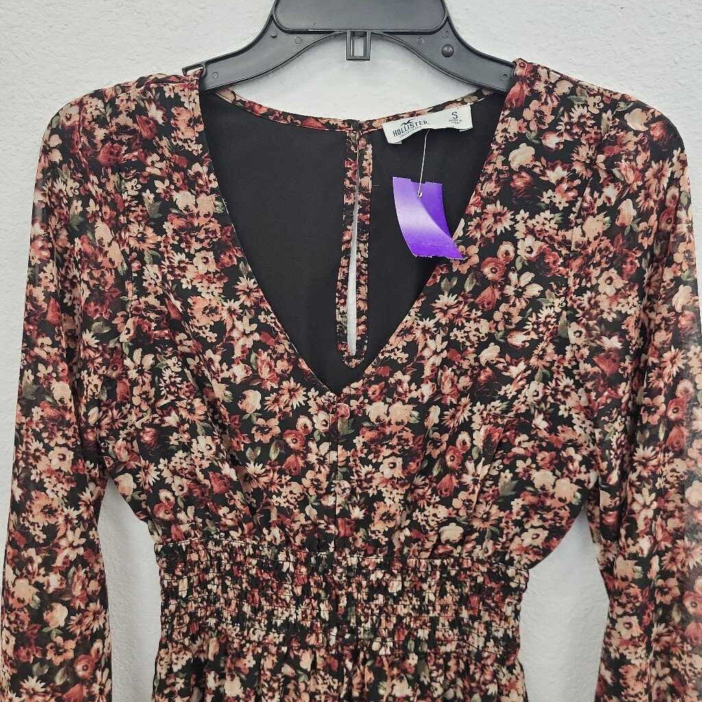 Hollister Floral LS Dress