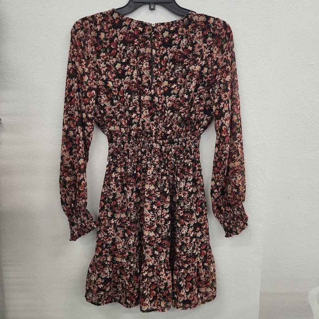 Hollister Floral LS Dress