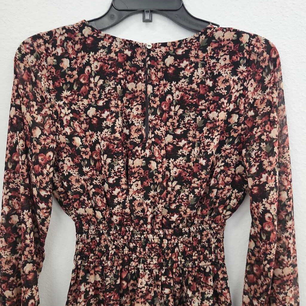 Hollister Floral LS Dress