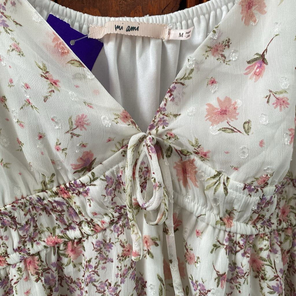 Floral Sheer LS