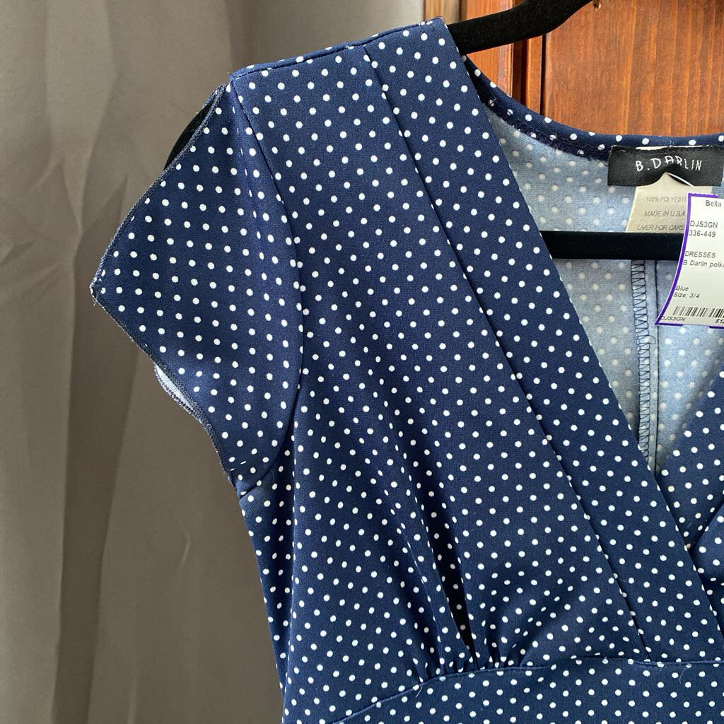 polka dot midi