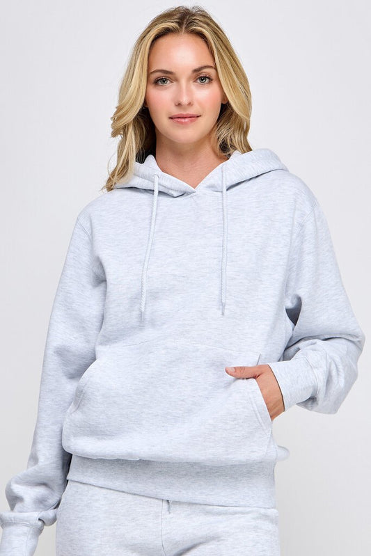 RELAX FIT FLEECE PULLOVER HOODIE