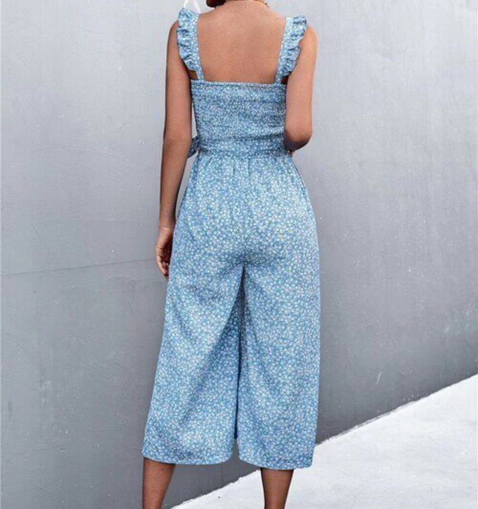 Floral Print Jumpsuit