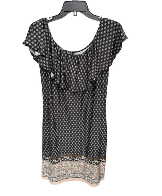 Off Shoulder, Pattern Print Dress