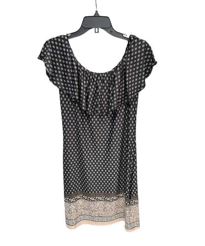 Off Shoulder, Pattern Print Dress