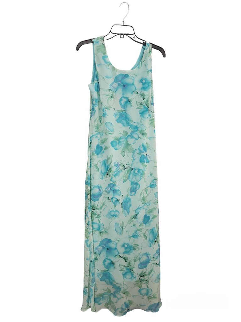 Vintage Floral Print SL Midi