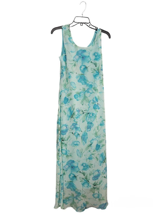 Vintage Floral Print SL Midi
