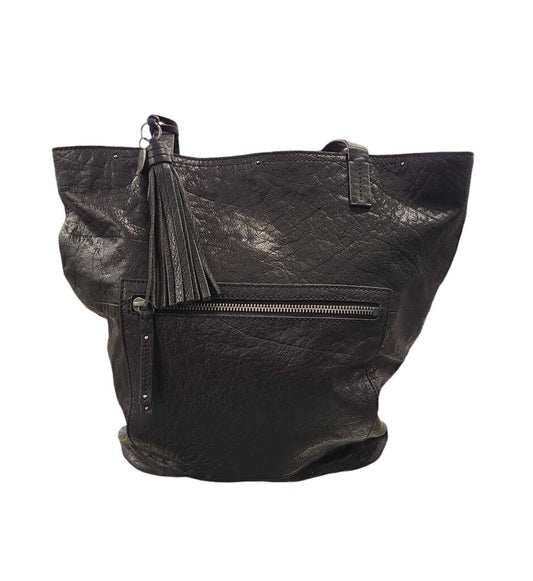 Pebbled Leather Tote