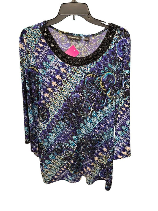 Pattern Print LS Tunic