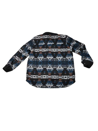 Aztec Print Sherpa Jacket