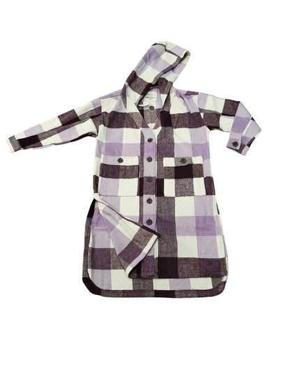 Women's Plaid Oversized Duster Shacket