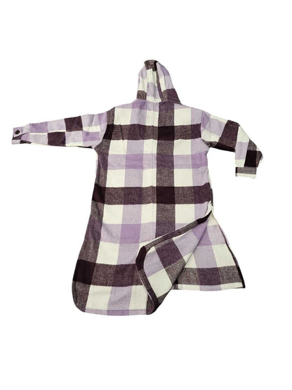 Women's Plaid Oversized Duster Shacket