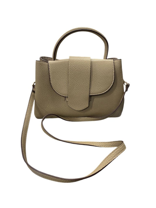 Faux Leather Shoulder Bag