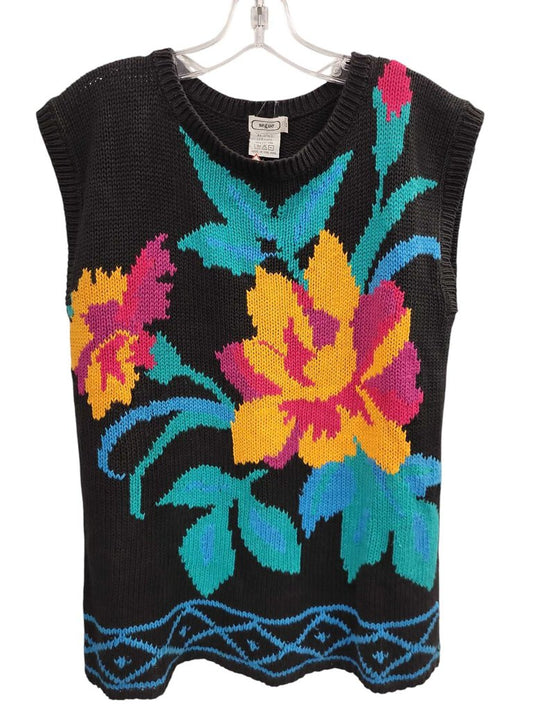 Colorful Floral Knit Top