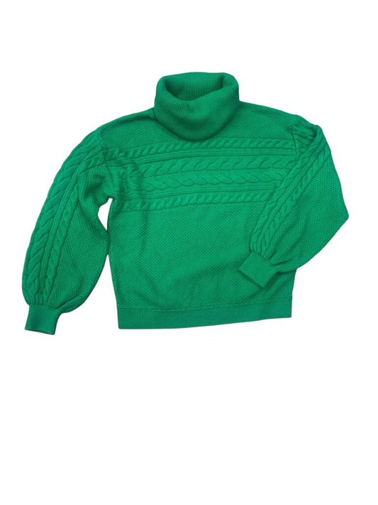 Charter Club Green Cabled Sweater