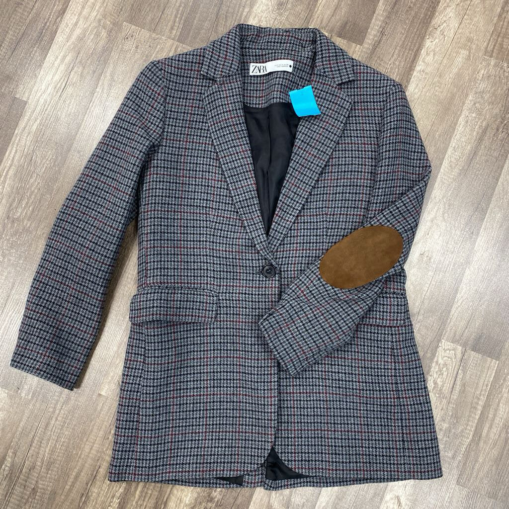 Houndstooth Blazer Jacket