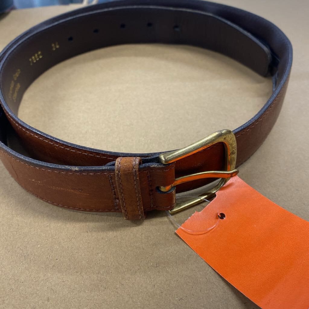 Shrunken Grain Steerhide Belt