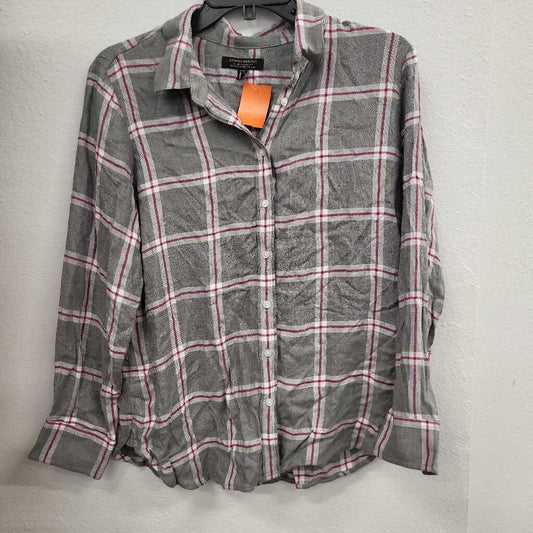 Dillon Classic Fit Plaid LS BU