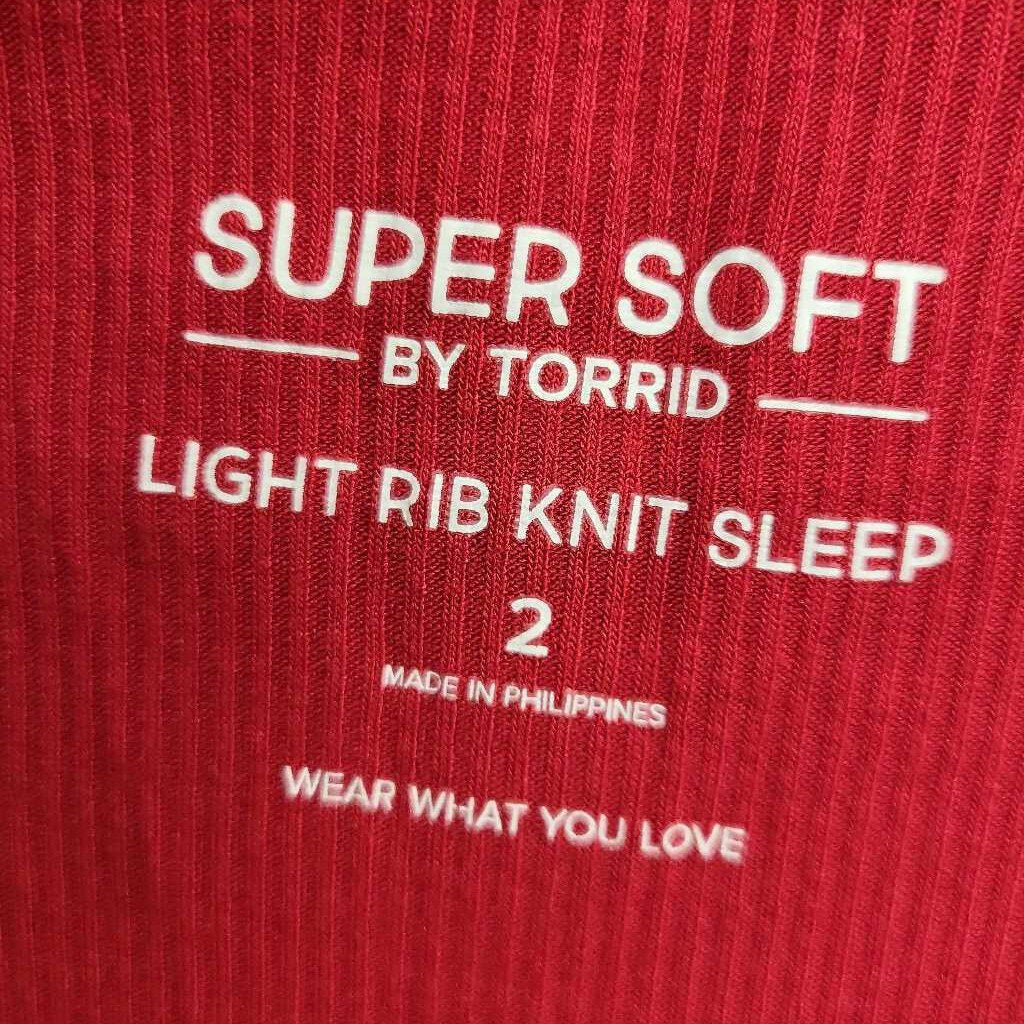 Torrid Ribbed Super Soft LS