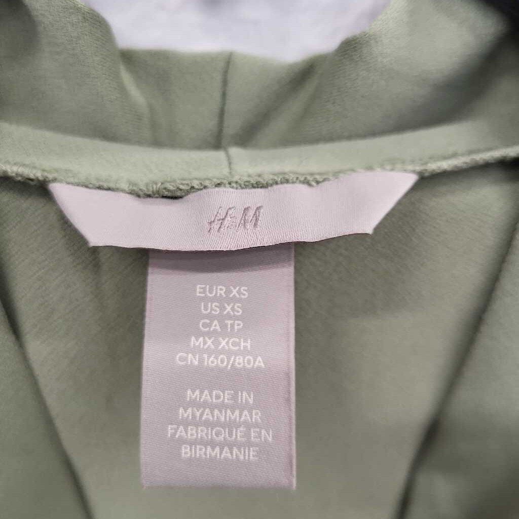 H&M Women's Light Green Top