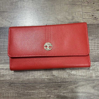 Timberland Red Leather Wallet