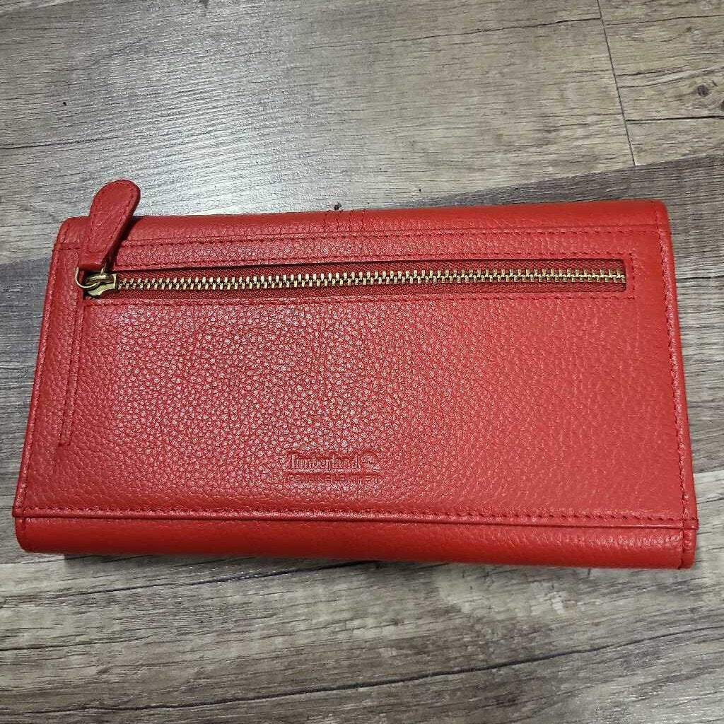 Timberland Red Leather Wallet