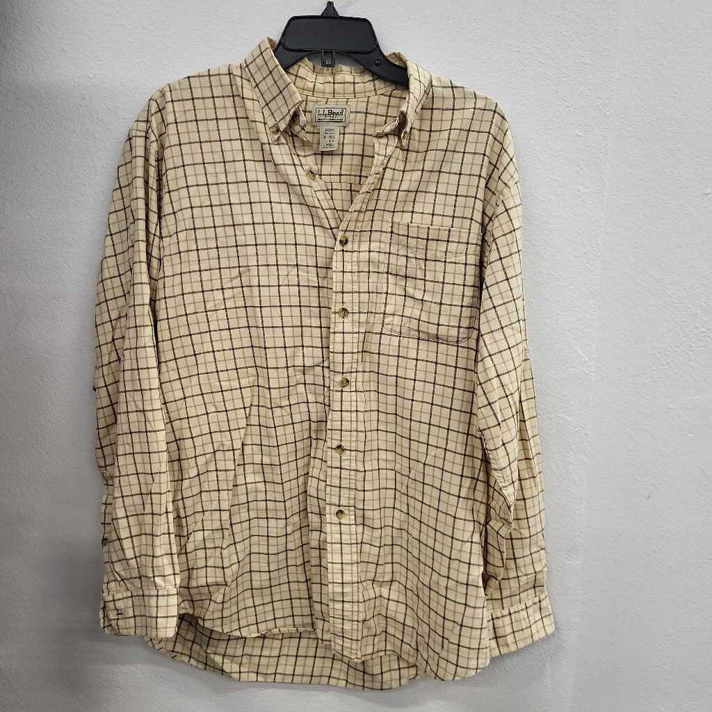 L.L. Bean Men's Checkered Button-Up Shirt