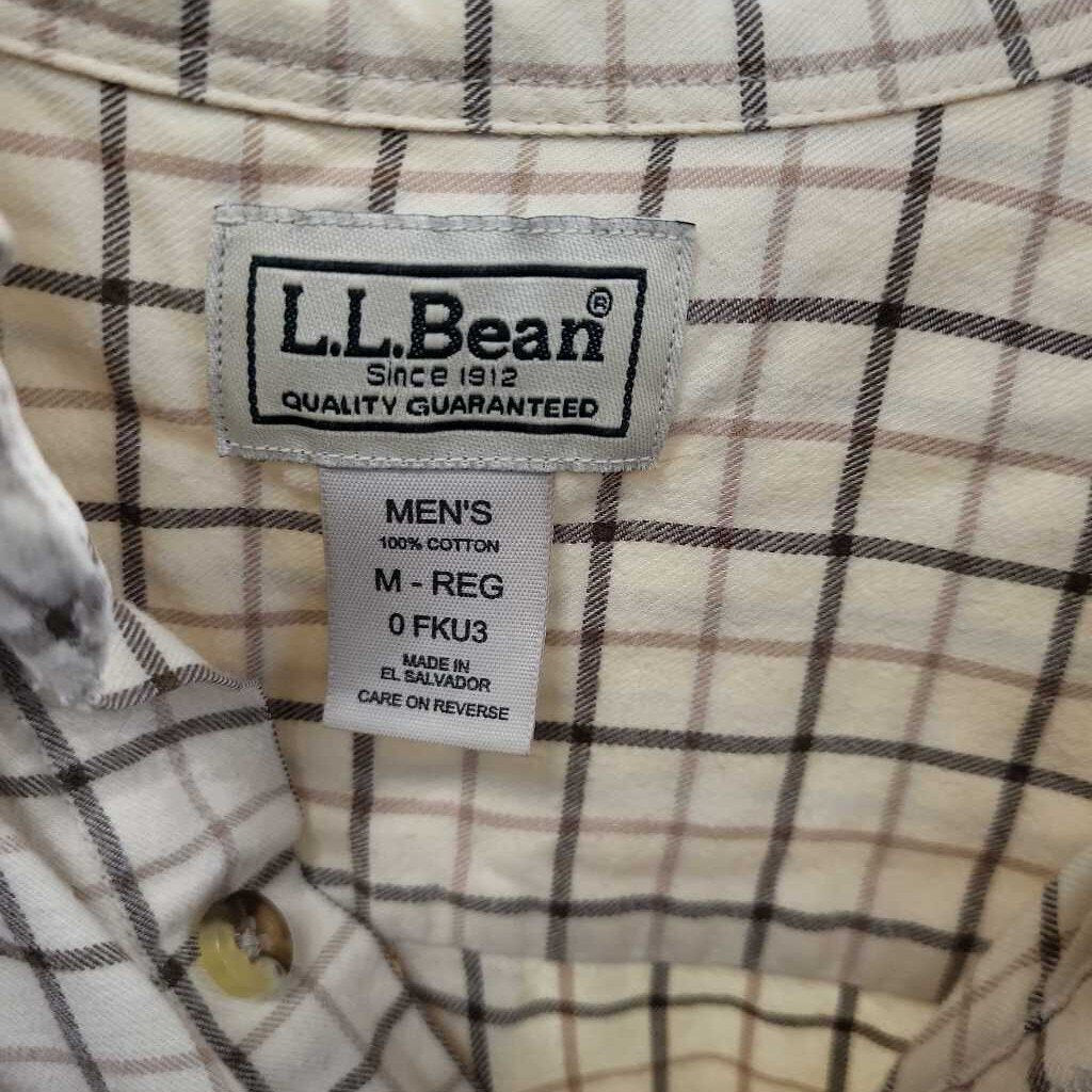 L.L. Bean Men's Checkered Button-Up Shirt