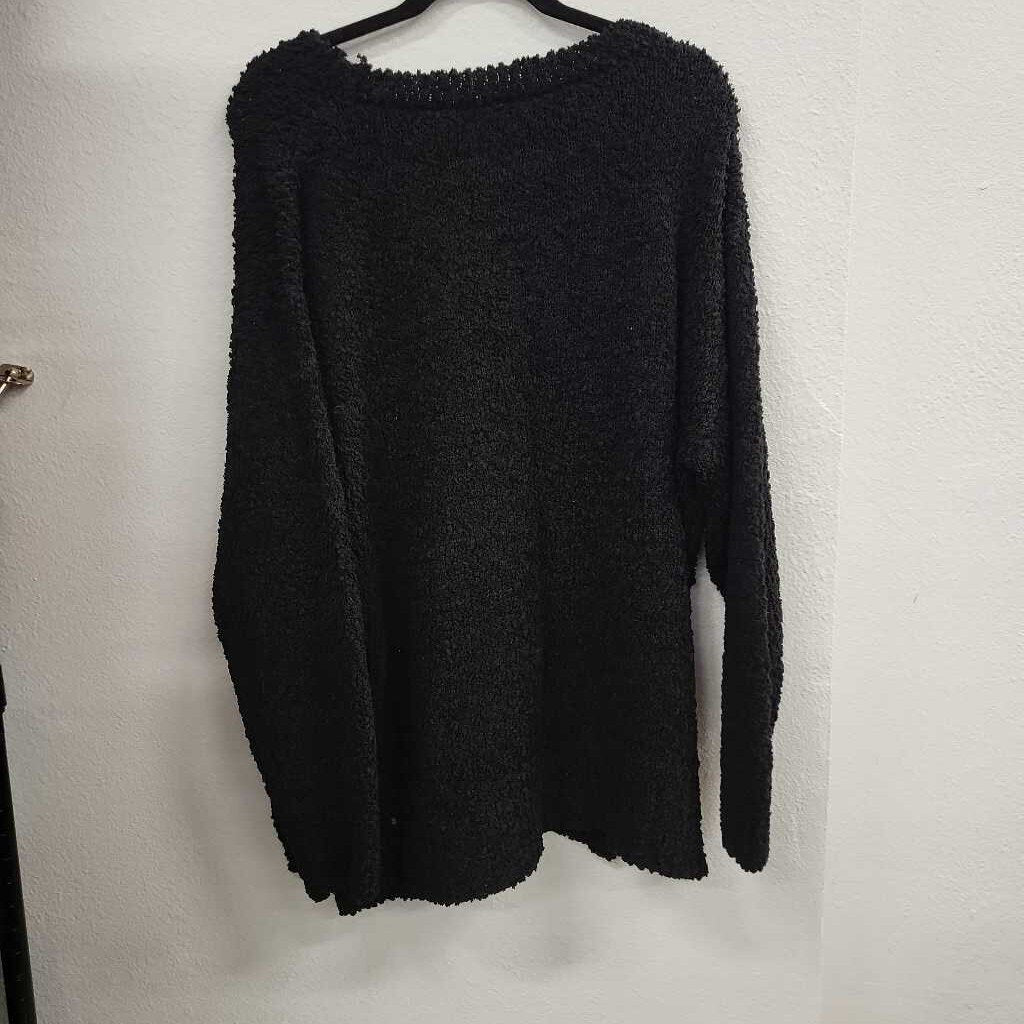 Cozy Black Knit Sweater