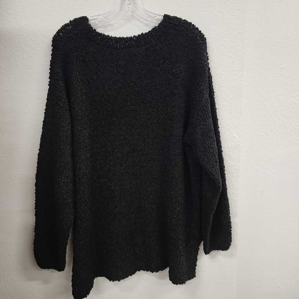 Cozy Black Knit Sweater