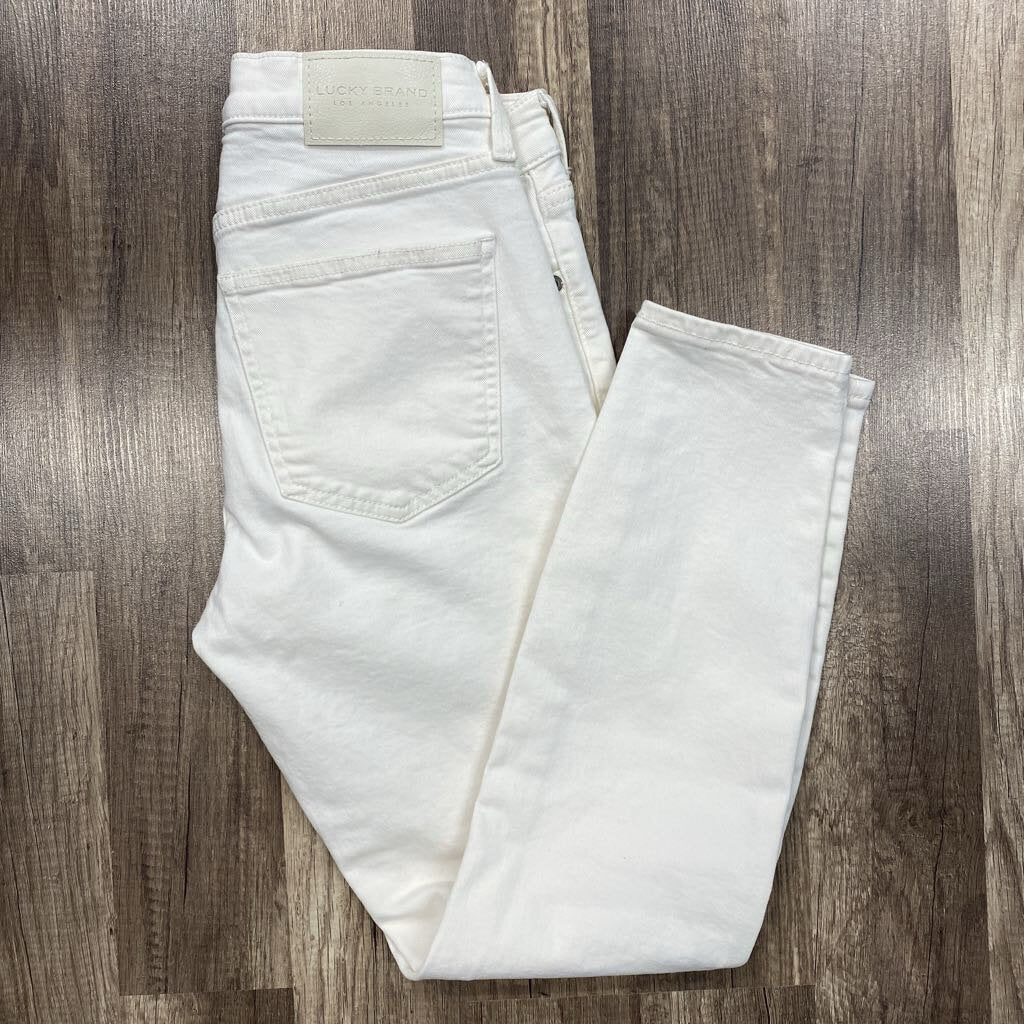 Lucky Brand Women's White Ankle Jeans