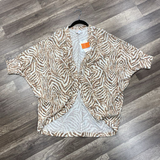 LulaRoe Tracy Women's Kimono with Zebra Print