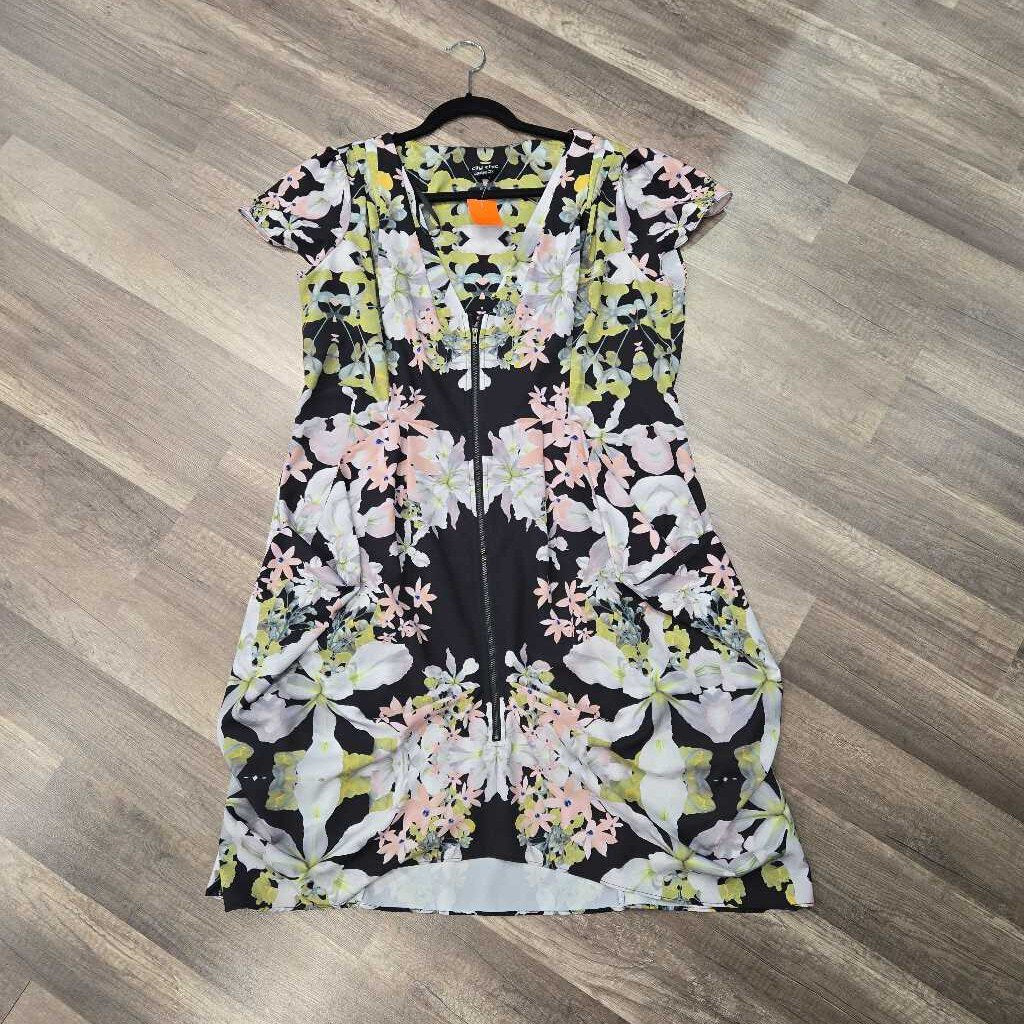 City Chic Floral Midi Dress