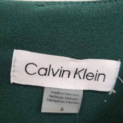 Calvin Klein Women's Green Dress