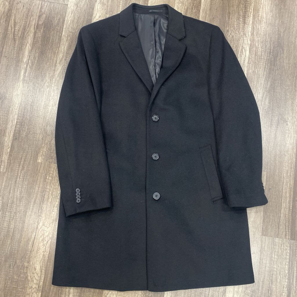 Kenneth Cole New York Black Overcoat