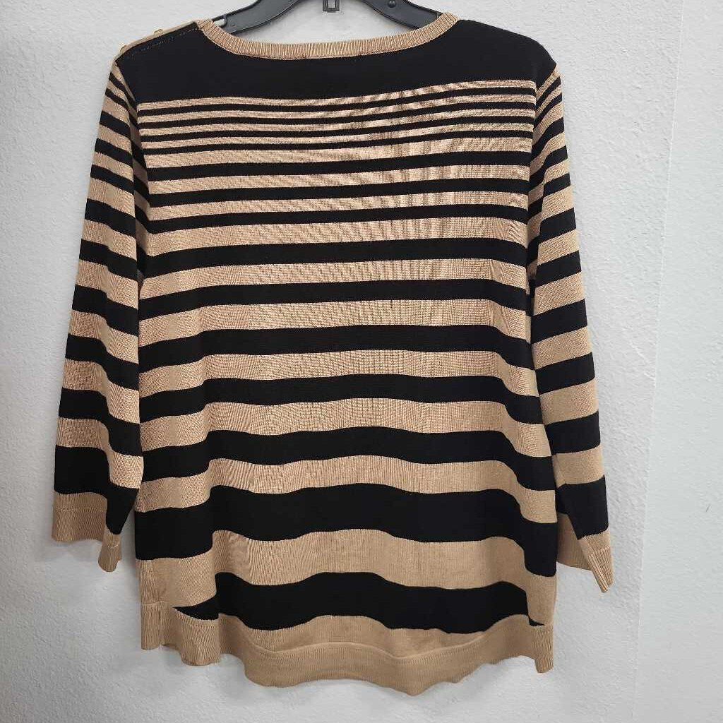 Cable & Gauge Striped Sweater