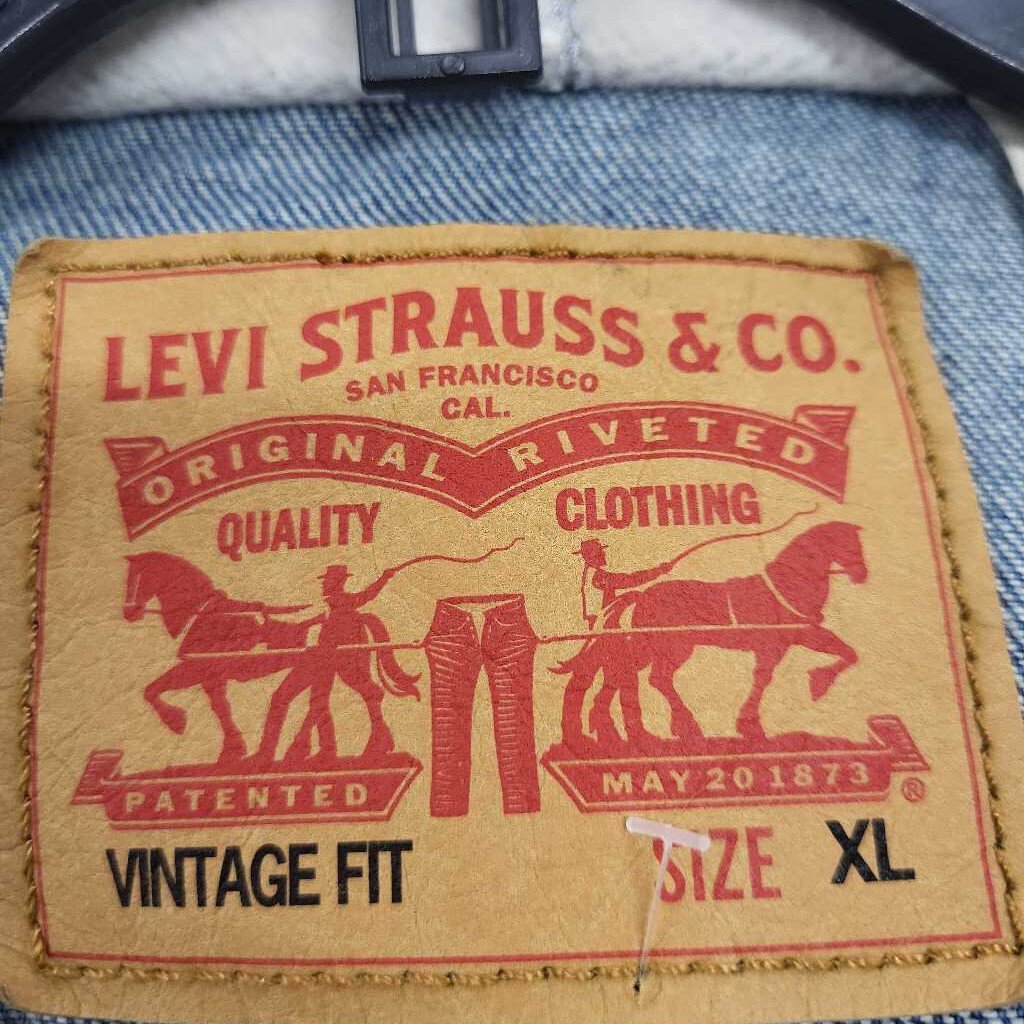 Levi Strauss Vintage Fit Denim Jacket with Hoodie