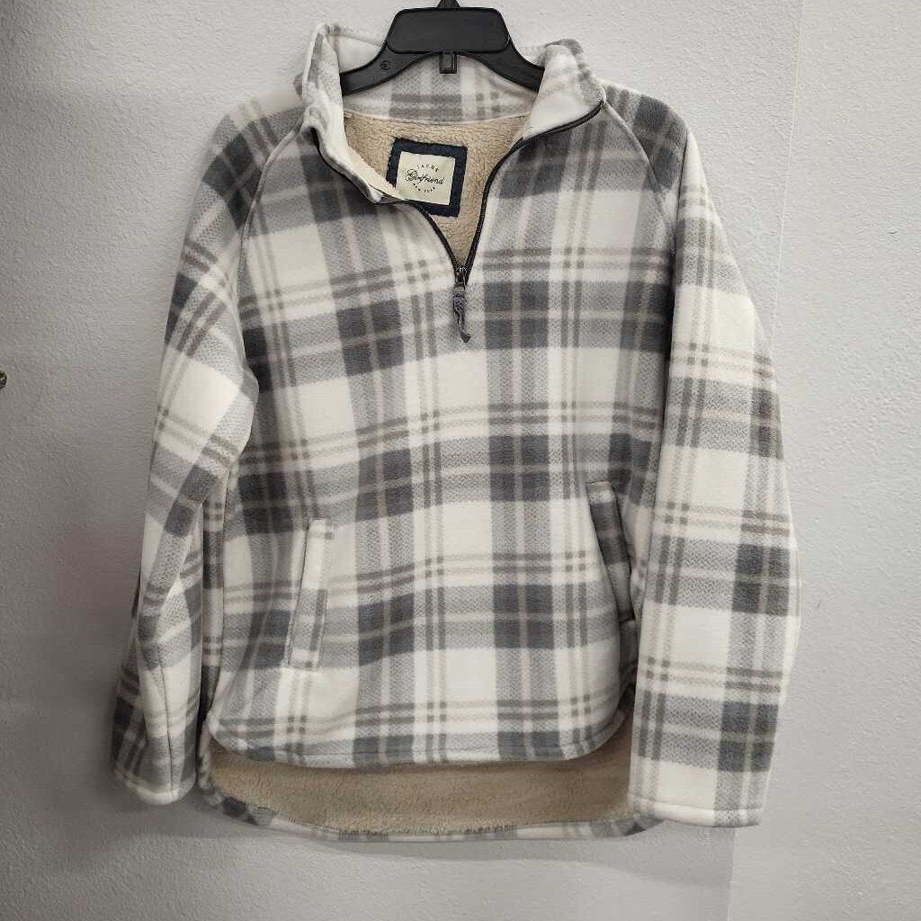 Plaid Fleece Pullover by Jachs Girlfriend