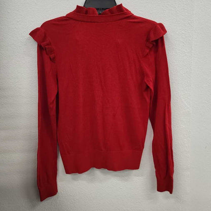 Cabi Women's Red Cardigan Sweater
