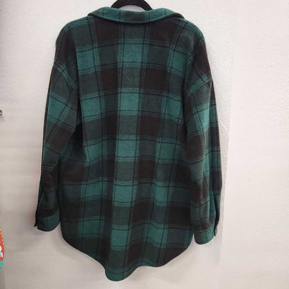 Maurices Fleece Plaid LS BU